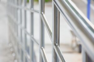 Estructura metálica a las que se aplicó un aditivo para recubrimiento industrial
